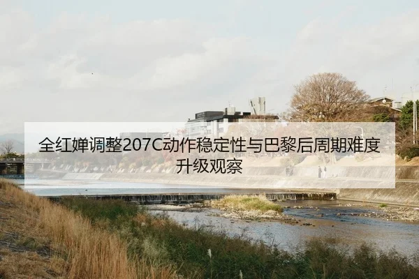 全红婵调整207C动作稳定性与巴黎后周期难度升级观察